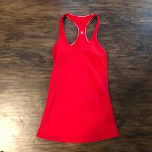 Red Lululemon Tank Top